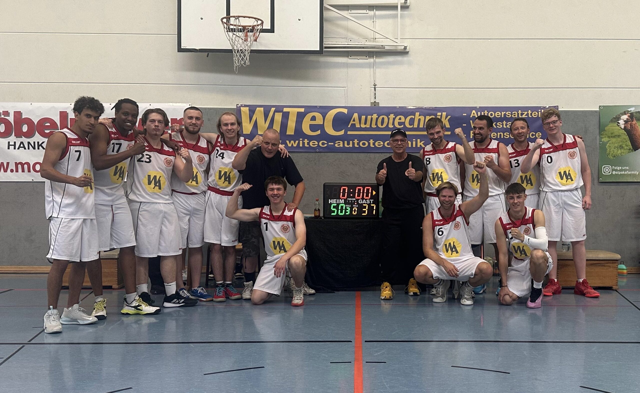 Mehr über den Artikel erfahren 🏀 Erster historischer Sieg für den VfL Wittingen/Suderwittingen Basketball 🎉🔥
