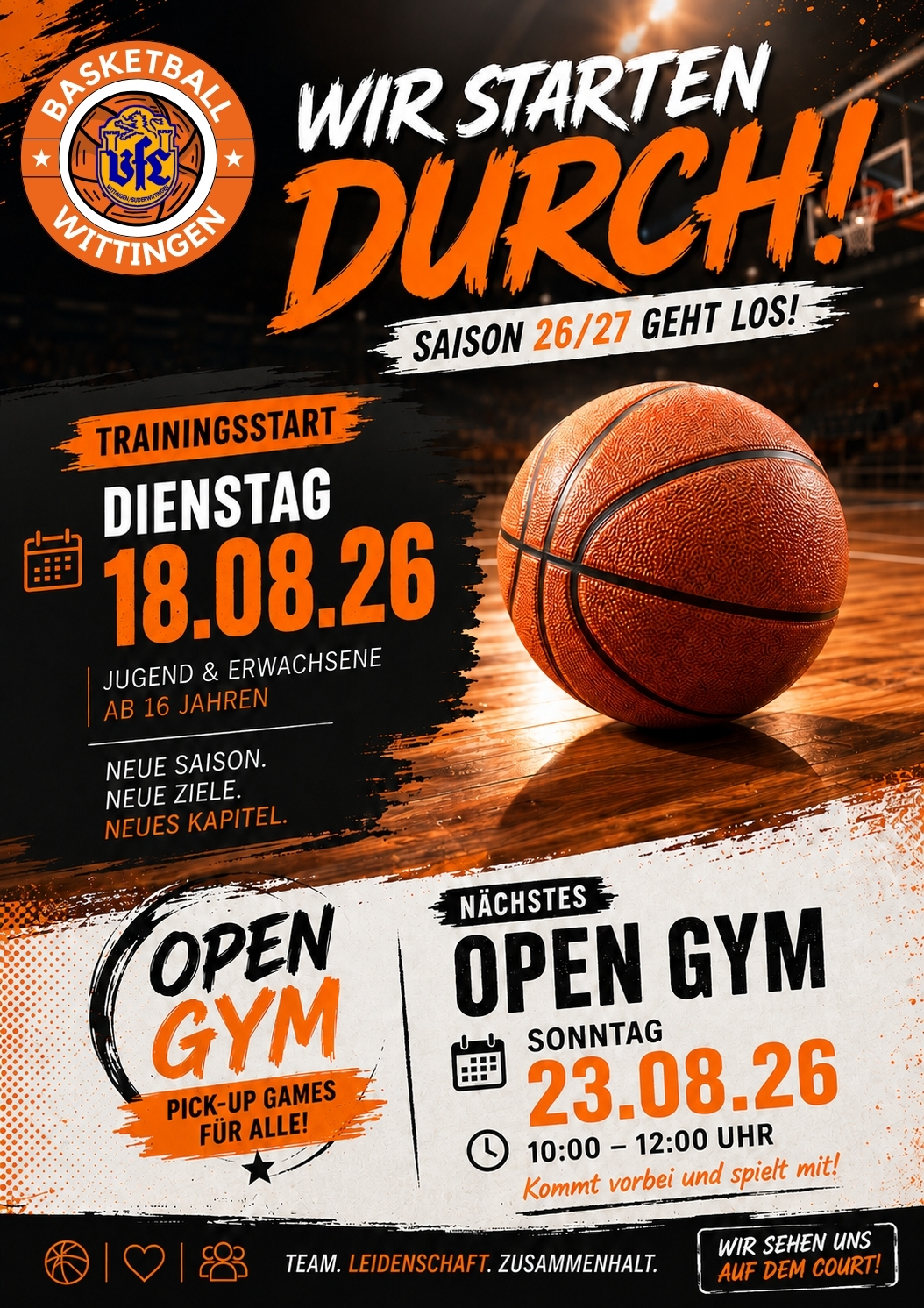 Du betrachtest gerade 🏀 Die neue Saison steht vor der Tür – wir starten wieder!